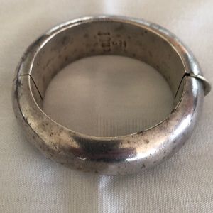 Vintage ‘50’s Heavy Sterling Silver Bracelet